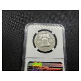 1956 Type 2 Proof Franklin Silver Half Dollar  NGC PF68 -  NGC Price Guide Value for a PF68 is $125