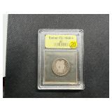 Key Date  Low Mintage 1896-S Barber Quarter USCG G6 - Greysheet Wholesale Value for a G4 is $525!