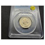 First Year 1936 Proof Washington Silver Quarter  PCGS PR63 -  PCGS Price Guide Value for a PR63 is $600