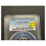 1958 Washington Silver Quarter  PCGS MS65 -  PCGS Price Guide Value for An MS65 is $30