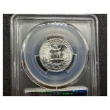 1958 Washington Silver Quarter  PCGS MS65 -  PCGS Price Guide Value for An MS65 is $30