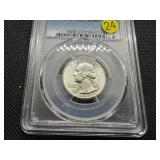 1960 Washington Silver Quarter  PCGS MS65 -  PCGS Price Guide Value for An MS65 is $30