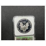 1993-P Proof American Silver Eagle NGP PR70  DCAM - Greysheet Wholesale Value for a PR70 is $450!