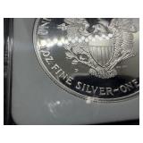 1996-P Proof American Silver Eagle NGP PR70  DCAM - Greysheet Wholesale Value for a PR70 is $280!
