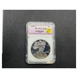 2000-P Proof American Silver Eagle NGP PR70  DCAM - Greysheet Wholesale Value for a PR70 is $250!