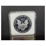 2000-P Proof American Silver Eagle NGP PR70  DCAM - Greysheet Wholesale Value for a PR70 is $250!