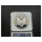 2000-P Proof American Silver Eagle NGP PR70  DCAM - Greysheet Wholesale Value for a PR70 is $250!
