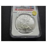 2011-S  Early Releases 1 Oz. Silver American Eagle NGC MS69  - NGC Price Guide $99