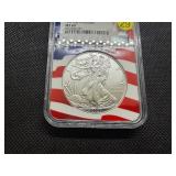 2020-P  First Day of Release Emergency Production Silver American Eagle NGC MS69  -  NGC Price Guide $135