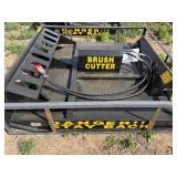 Unused Skid Brush Cutter by Mower king