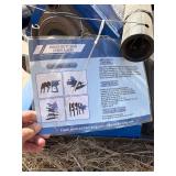 Unused Skid Steer Auger Set by AGT Blue