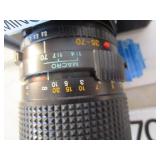 Minolta 35mm Camera, Zoom Lens, Flash