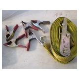 Ratchet Strap with Xtra Strap, Clamps