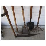 Scythe, Shovels, Leaf Rake