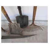 Scythe, Shovels, Leaf Rake