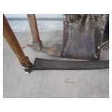 Scythe, Shovels, Leaf Rake