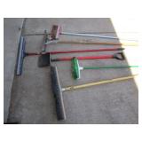Shingle Ripper, Rock Rake, Concrete Broom