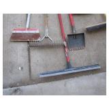 Shingle Ripper, Rock Rake, Concrete Broom