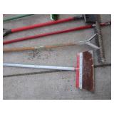 Shingle Ripper, Rock Rake, Concrete Broom