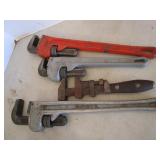 Pipe Wrenches w/ Aluminum