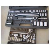 Socket Sets, Metric & STD, 3/8 & 1/2"
