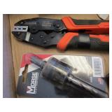 Hole Saws, Crimping Tool, Angle Drill Attachment