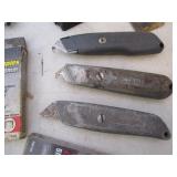 Utility Knives, Blades, Allen Wrenches, Drill Bits
