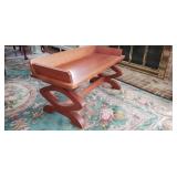 Quality Vintage Wooden Hall Bench w/Great Design