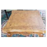 Very Nice Square Side/Lamp Table w/Shell Motif