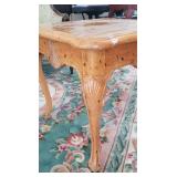 Very Nice Square Side/Lamp Table w/Shell Motif