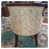 Restored Louis XVI Style STICKLEY Fine Upholstered Curved Back Parlor Armchair