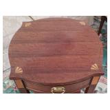 Wonderful Condition and Quality High End BAKER FURNITURE Inlaid Lamp Table w/Drawer