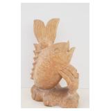 Large Vintage Koi Fish Carving