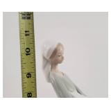 10.5" NAO / Lladro Figurine - Goose Girl w/Dog
