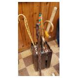 Group of Canes & Walking Sticks