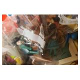 Large Bin of Vintage Toys etc