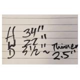 2 Countertop or Wall Display Cases