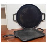 2 Pieces of LODGE Cast Iron Cookware