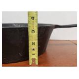 Very Nice Old Vintage 11" Cast Iron Skillet w/Heat Ring & Lid