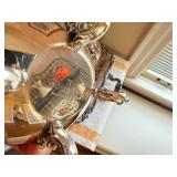 Ornate Antique Hallmarked Silver Plated Tea Service Set w/Tray