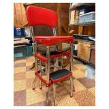 Like-New Red COSCO Stepstool Chair