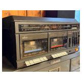 Working Unitech Model MC-15 Cassette Deck / Turntable System w/Speakers