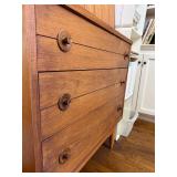 Excellent Condition Mid Century 2-Piece Hutch