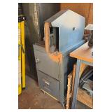 Working Olympic Belt Grinder w/ Cabinet & Lots of Supplies