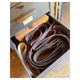 Working Olympic Belt Grinder w/ Cabinet & Lots of Supplies