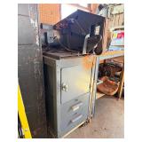 Working Olympic Belt Grinder w/ Cabinet & Lots of Supplies