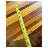 Great Looking Multi-Hardwood Round Table