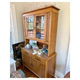 Excellent Condition Mid Century 2-Piece Hutch "Dina-Sett" by Keller