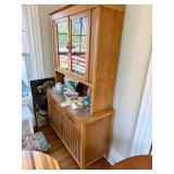 Excellent Condition Mid Century 2-Piece Hutch "Dina-Sett" by Keller