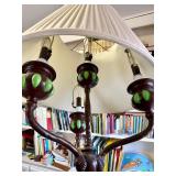 Arts & Crafts Style Faux Copper Contemporary Floor Lamp